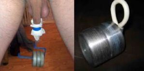 Stretches with a load of penis